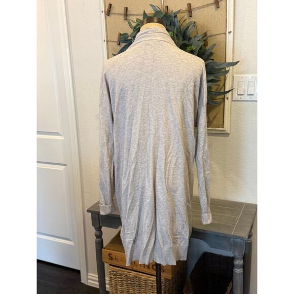 EVOLUTION by CYRUS Tan Duster Cardigan Jacket Women size L - Picture 4 of 7